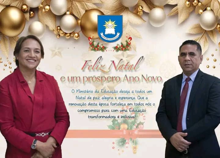 Mensagem de Natal de Sua Excelência Ministra da Educação.